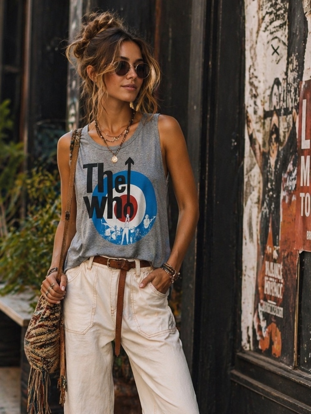 Chaser NWT “The Who” Graphic Muscle Tank | Vintage Rock Band Tee - Picture 2 of 11